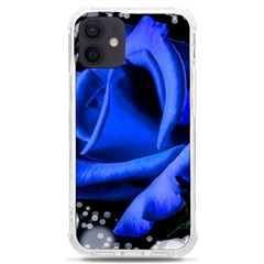 Blue Rose Roses Bloom Blossom Iphone 12 Mini Tpu Uv Print Case	 by pakminggu