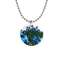 Flowers Roses Rose Nature Bouquet 1  Button Necklace by pakminggu