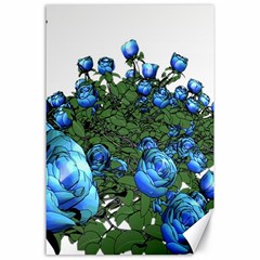 Flowers Roses Rose Nature Bouquet Canvas 24  X 36  by pakminggu