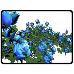 Flowers Roses Rose Nature Bouquet Fleece Blanket (large) by pakminggu