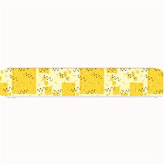 Party Confetti Yellow Squares Small Bar Mat by pakminggu