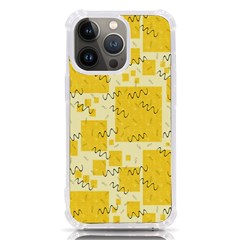 Party Confetti Yellow Squares Iphone 13 Pro Tpu Uv Print Case by pakminggu