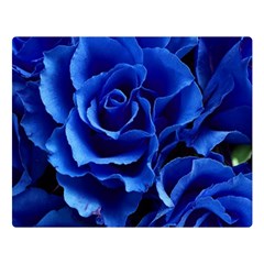 Roses Flowers Plant Romance Two Sides Premium Plush Fleece Blanket (large) by pakminggu