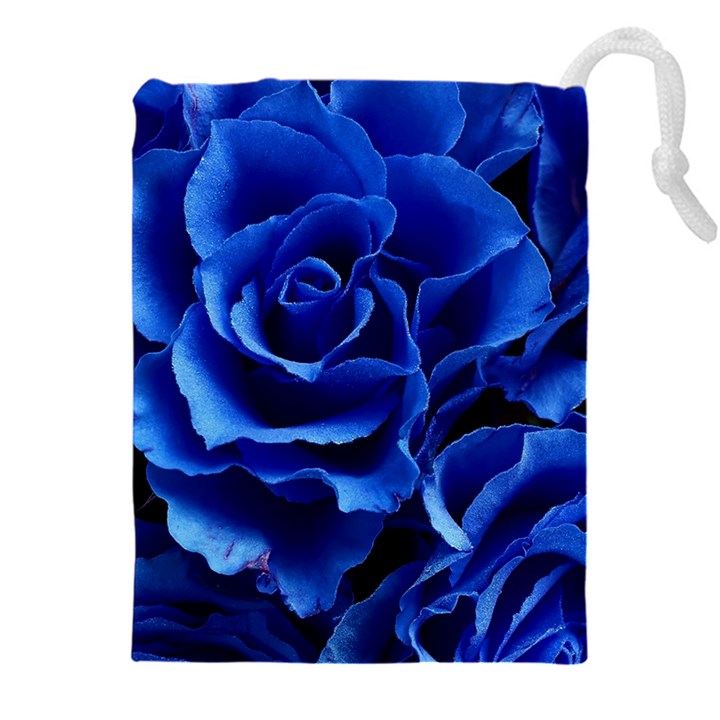 Roses Flowers Plant Romance Drawstring Pouch (5XL)