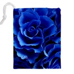 Roses Flowers Plant Romance Drawstring Pouch (5XL) Back