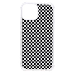 Background Black Board Checker Checkerboard Iphone 13 Mini Tpu Uv Print Case