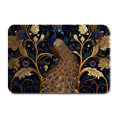 Peacock Plumage Bird  Pattern Graceful Plate Mats by pakminggu