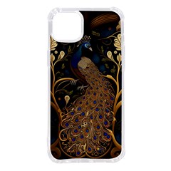 Peacock Plumage Bird  Pattern Graceful Iphone 14 Plus Tpu Uv Print Case by pakminggu