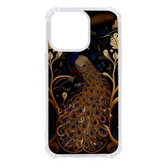 Peacock Plumage Bird  Pattern Graceful Iphone 13 Pro Tpu Uv Print Case