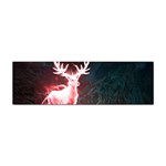 Deer Animal Moon Planet Space Fantasy Sticker (Bumper) Front