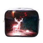 Deer Animal Moon Planet Space Fantasy Mini Toiletries Bag (One Side) Front