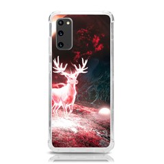 Deer Animal Moon Planet Space Fantasy Samsung Galaxy S20 6 2 Inch Tpu Uv Case by pakminggu