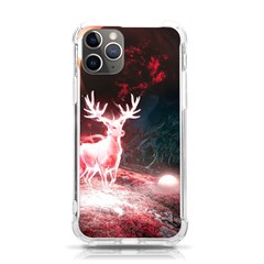 Deer Animal Moon Planet Space Fantasy iPhone 11 Pro 5.8 Inch TPU UV Print Case