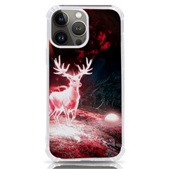 Deer Animal Moon Planet Space Fantasy Iphone 13 Pro Max Tpu Uv Print Case