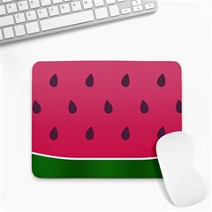 Watermelon Fruit Summer Red Fresh Food Healthy Small Mousepad by pakminggu