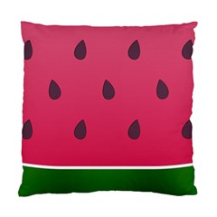 Watermelon Fruit Summer Red Fresh Food Healthy Standard Cushion Case (two Sides) by pakminggu