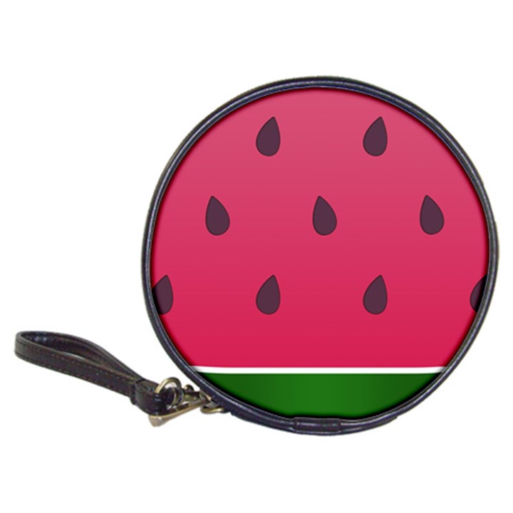 Watermelon Fruit Summer Red Fresh Food Healthy Classic 20-CD Wallets