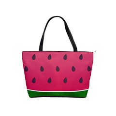 Watermelon Fruit Summer Red Fresh Food Healthy Classic Shoulder Handbag by pakminggu