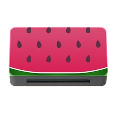 Watermelon Fruit Summer Red Fresh Food Healthy Memory Card Reader With Cf by pakminggu