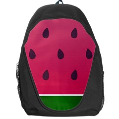 Watermelon Fruit Summer Red Fresh Food Healthy Backpack Bag by pakminggu