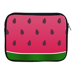 Watermelon Fruit Summer Red Fresh Food Healthy Apple Ipad 2/3/4 Zipper Cases by pakminggu