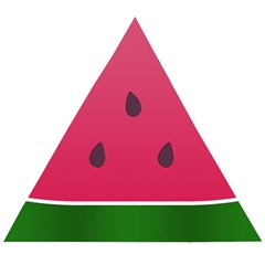 Watermelon Fruit Summer Red Fresh Food Healthy Wooden Puzzle Triangle by pakminggu