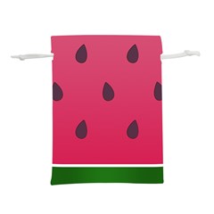 Watermelon Fruit Summer Red Fresh Food Healthy Lightweight Drawstring Pouch (s) by pakminggu