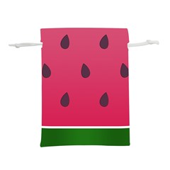 Watermelon Fruit Summer Red Fresh Food Healthy Lightweight Drawstring Pouch (l) by pakminggu