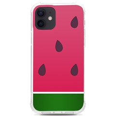 Watermelon Fruit Summer Red Fresh Food Healthy Iphone 12/12 Pro Tpu Uv Print Case by pakminggu