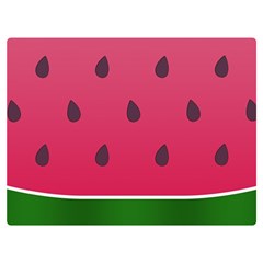 Watermelon Fruit Summer Red Fresh Food Healthy Premium Plush Fleece Blanket (extra Small)