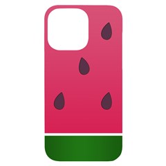 Watermelon Fruit Summer Red Fresh Food Healthy Iphone 14 Pro Max Black Uv Print Case by pakminggu