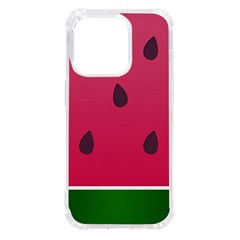 Watermelon Fruit Summer Red Fresh Food Healthy Iphone 14 Pro Tpu Uv Print Case by pakminggu