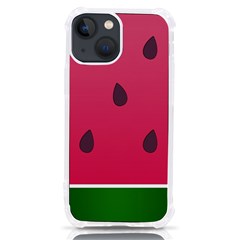 Watermelon Fruit Summer Red Fresh Food Healthy Iphone 13 Mini Tpu Uv Print Case