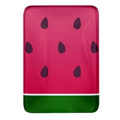 Watermelon Fruit Summer Red Fresh Food Healthy Rectangular Glass Fridge Magnet (4 Pack)