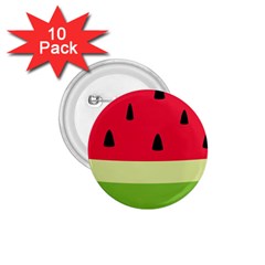 Watermelon Fruit Food Healthy Vitamins Nutrition 1 75  Buttons (10 Pack) by pakminggu