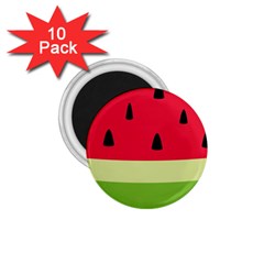 Watermelon Fruit Food Healthy Vitamins Nutrition 1 75  Magnets (10 Pack)  by pakminggu