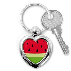 Watermelon Fruit Food Healthy Vitamins Nutrition Key Chain (heart) by pakminggu