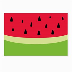 Watermelon Fruit Food Healthy Vitamins Nutrition Postcards 5  X 7  (pkg Of 10) by pakminggu