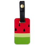 Watermelon Fruit Food Healthy Vitamins Nutrition Luggage Tag (one side) Front