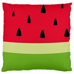 Watermelon Fruit Food Healthy Vitamins Nutrition Large Cushion Case (One Side) Front