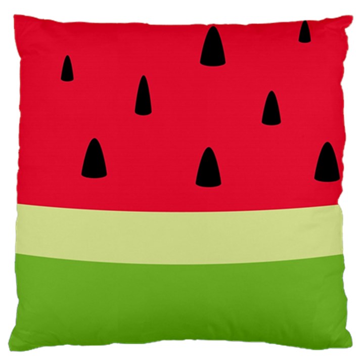 Watermelon Fruit Food Healthy Vitamins Nutrition Large Cushion Case (One Side)