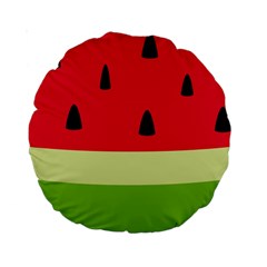 Watermelon Fruit Food Healthy Vitamins Nutrition Standard 15  Premium Round Cushions by pakminggu