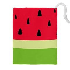 Watermelon Fruit Food Healthy Vitamins Nutrition Drawstring Pouch (4xl) by pakminggu