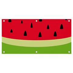 Watermelon Fruit Food Healthy Vitamins Nutrition Banner And Sign 4  X 2 