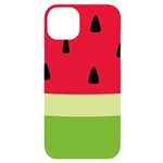 Watermelon Fruit Food Healthy Vitamins Nutrition iPhone 14 Plus Black UV Print Case Front