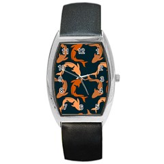 Background Pattern Texture Design Wallpaper Fish Barrel Style Metal Watch by pakminggu