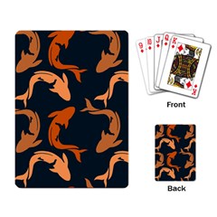 Background Pattern Texture Design Wallpaper Fish Playing Cards Single Design (rectangle) by pakminggu