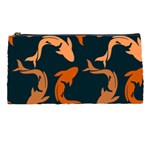 Background Pattern Texture Design Wallpaper Fish Pencil Case Front