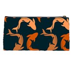 Background Pattern Texture Design Wallpaper Fish Pencil Case Back