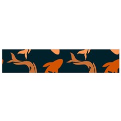 Background Pattern Texture Design Wallpaper Fish Small Premium Plush Fleece Scarf by pakminggu